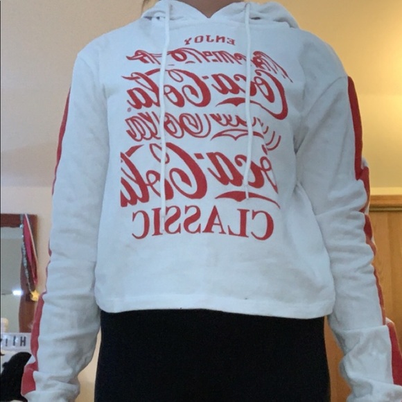 Coca-Cola cropped hoddie - Picture 1 of 2